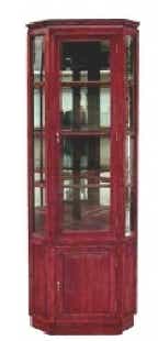Chinese rosewood corner display cabinet