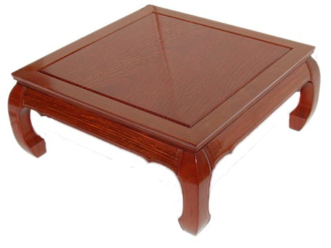 A selection of Chinese tea tables and Oriental coffee coffee tables.