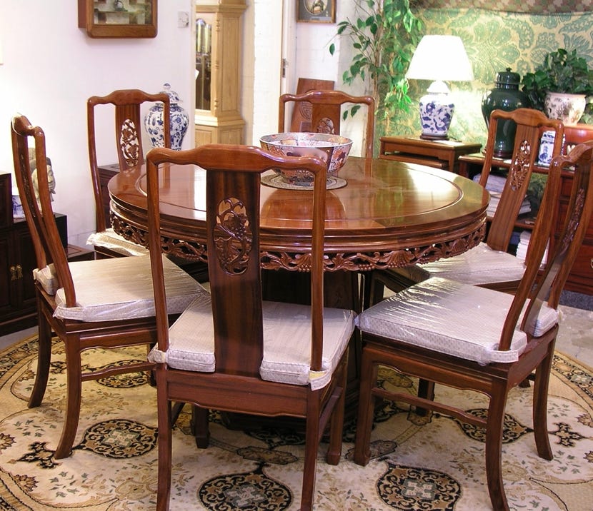 Chinese dining suite